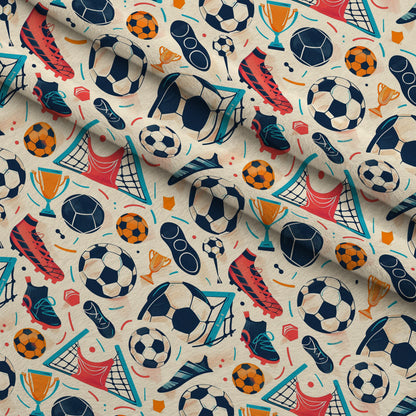 Match Day Pattern 1 Minky Fabric