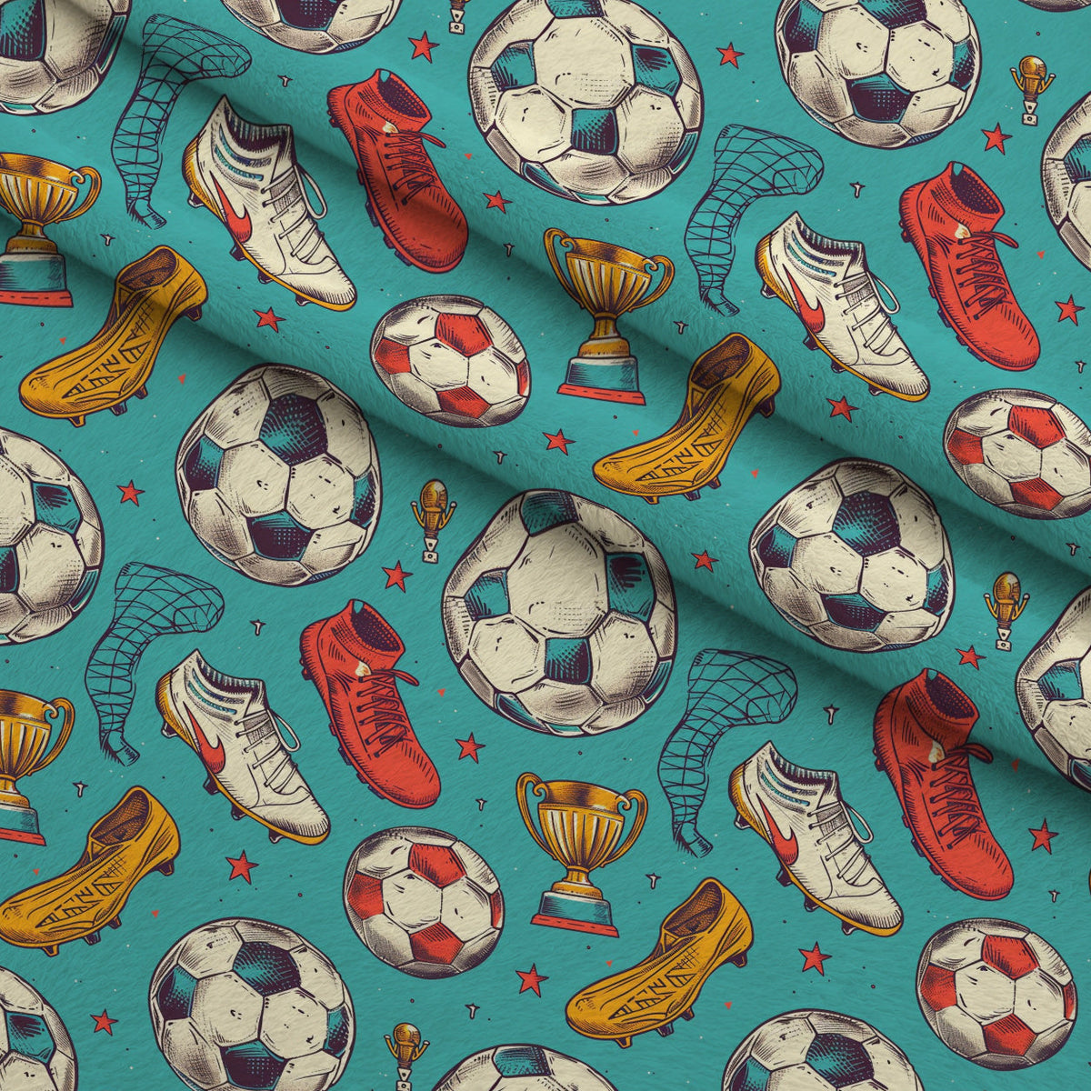 Match Day Pattern 11 Minky Fabric
