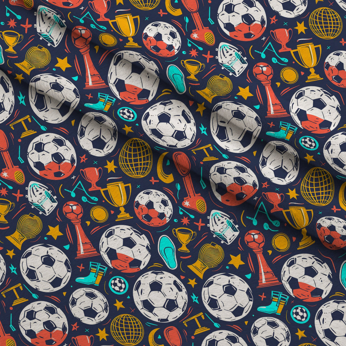 Match Day Pattern 14 Minky Fabric