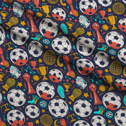 Match Day Pattern 14 Minky Fabric