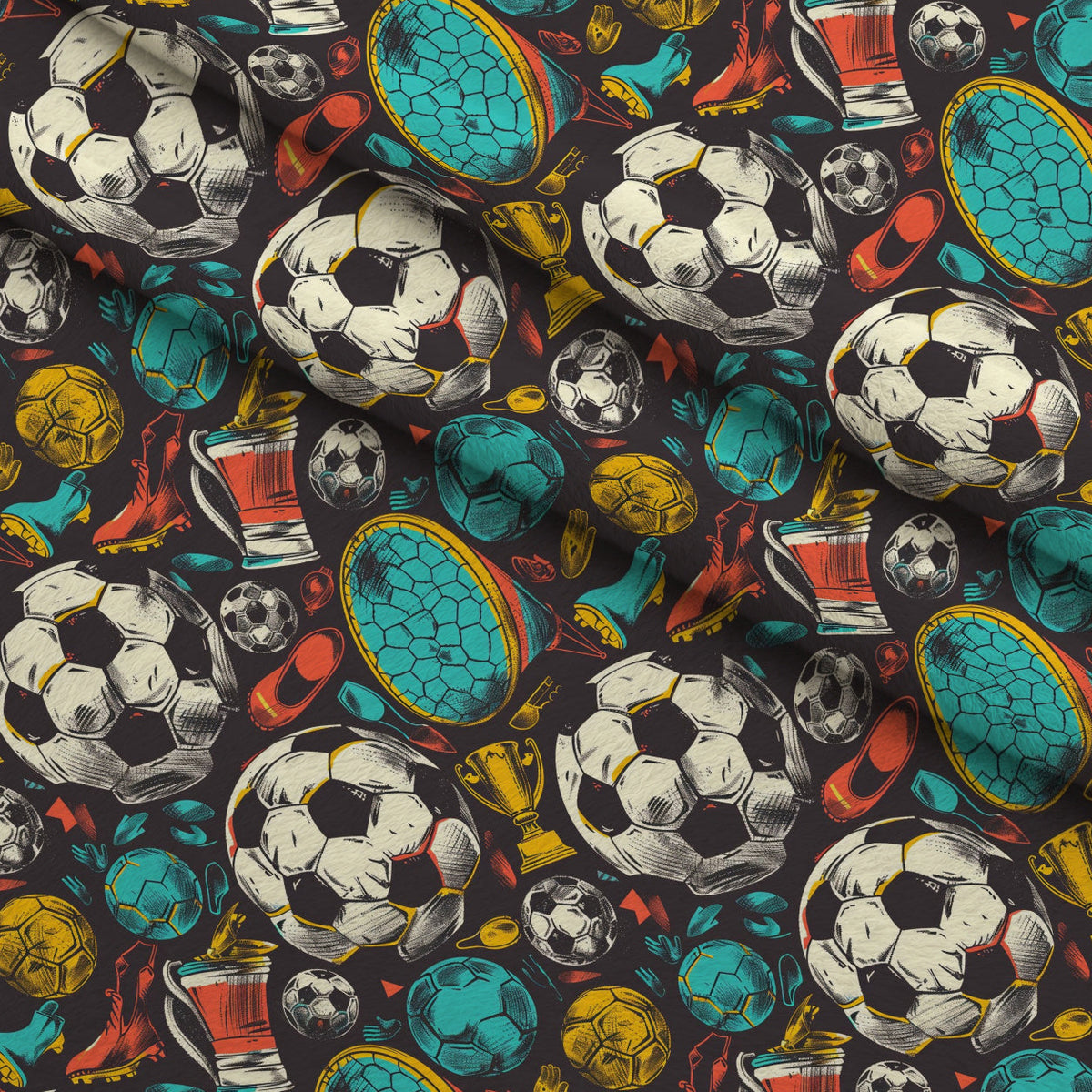 Match Day Pattern 3 Minky Fabric