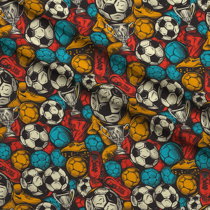 Match Day Pattern 4 Minky Fabric