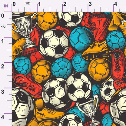 Match Day Pattern 4 Minky Fabric