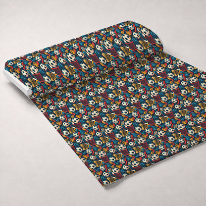 Match Day Pattern 5 Minky Fabric