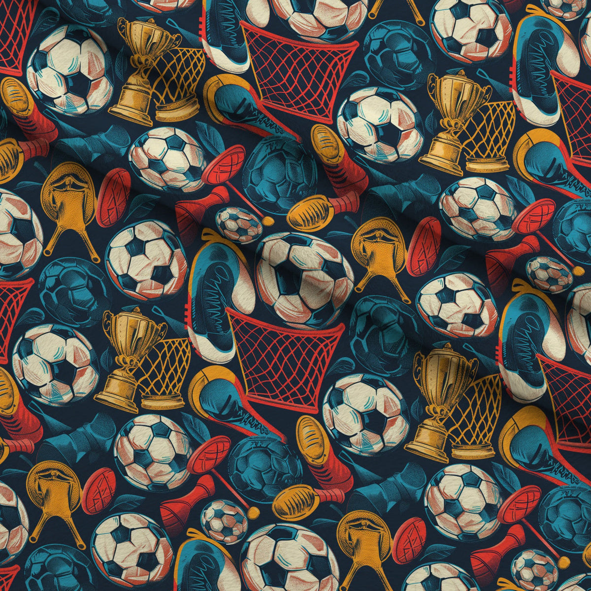 Match Day Pattern 5 Minky Fabric