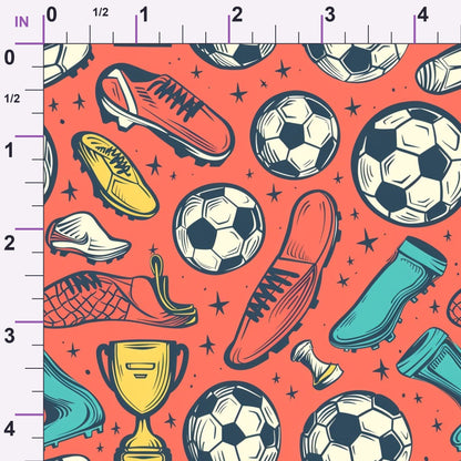 Match Day Pattern 7 Minky Fabric
