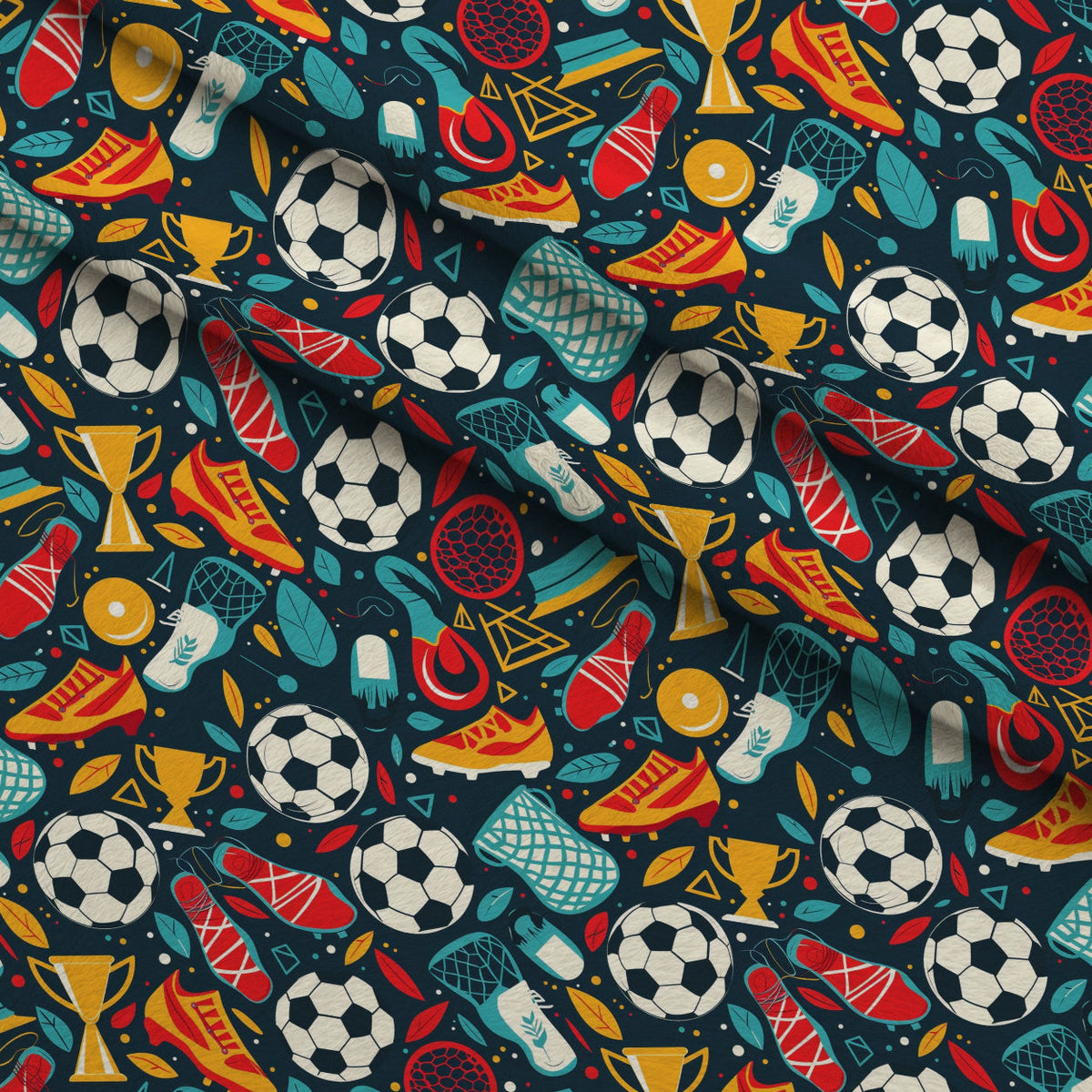 Match Day Pattern 9 Minky Fabric