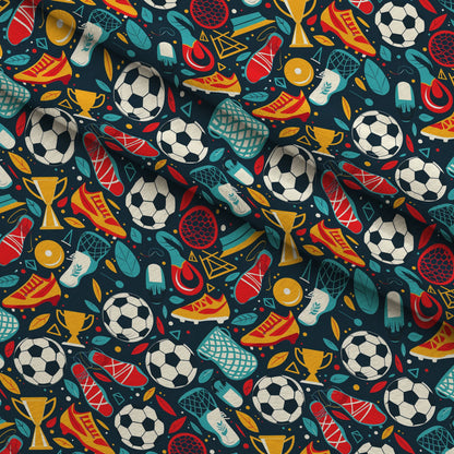 Match Day Pattern 9 Minky Fabric