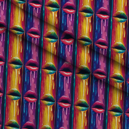 Melting Kisses Pattern 1 Minky Fabric