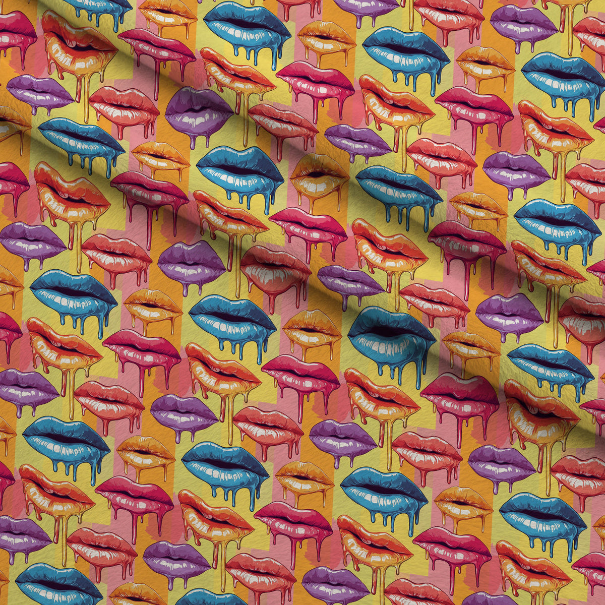 Melting Kisses Pattern 10 Minky Fabric