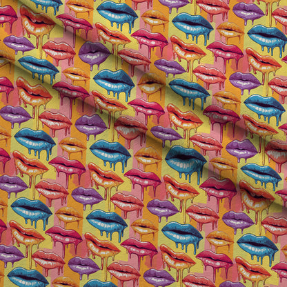 Melting Kisses Pattern 10 Minky Fabric