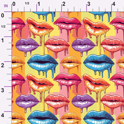 Melting Kisses Pattern 10 Minky Fabric