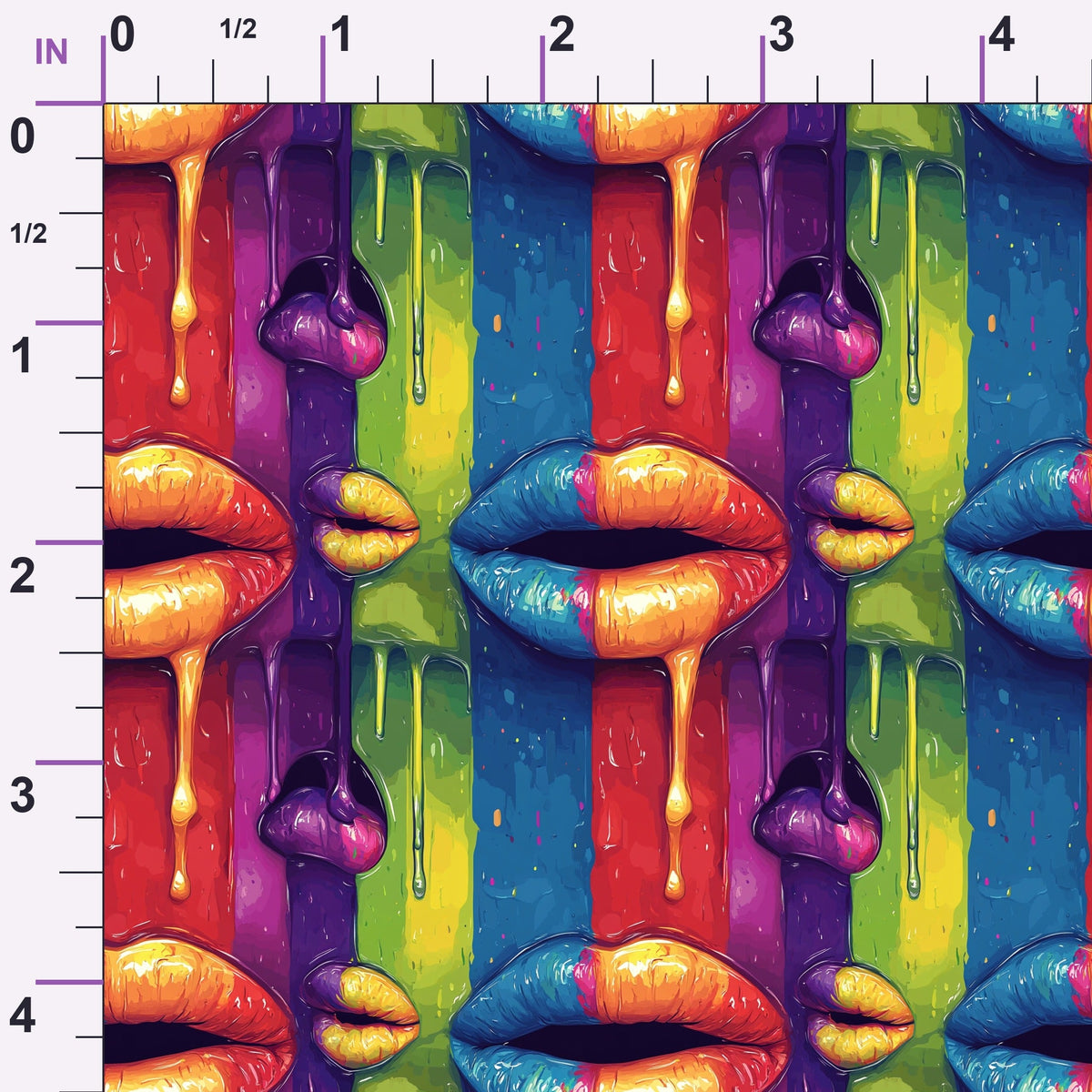 Melting Kisses Pattern 11 Minky Fabric