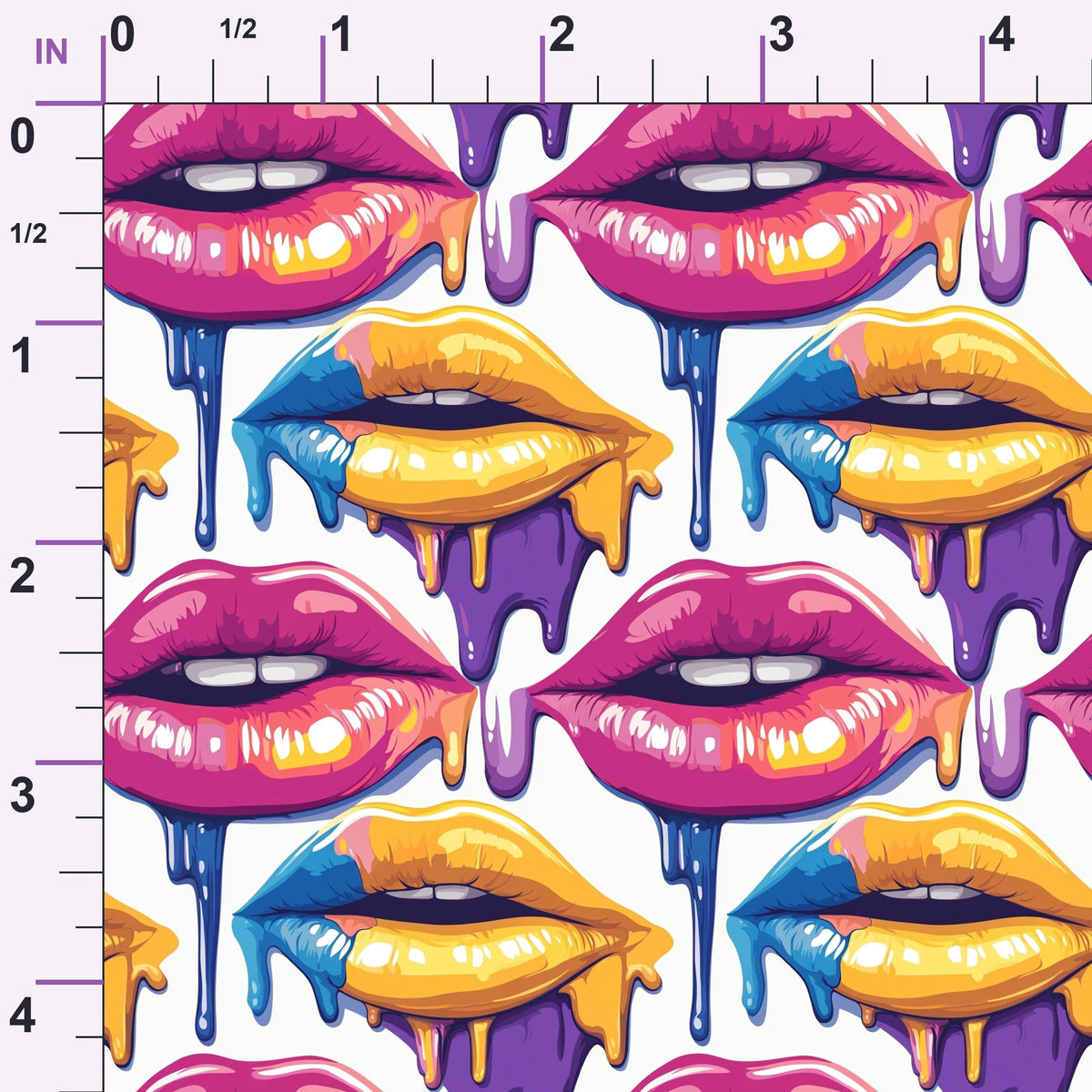 Melting Kisses Pattern 12 Minky Fabric