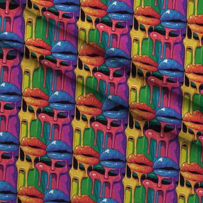 Melting Kisses Pattern 4 Minky Fabric