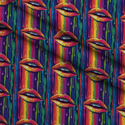 Melting Kisses Pattern 5 Minky Fabric
