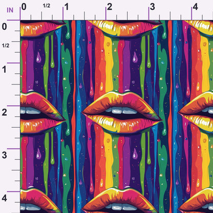 Melting Kisses Pattern 5 Minky Fabric