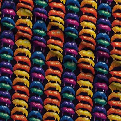 Melting Kisses Pattern 6 Minky Fabric