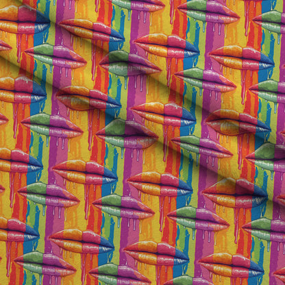 Melting Kisses Pattern 7 Minky Fabric