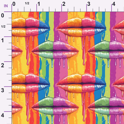 Melting Kisses Pattern 7 Minky Fabric