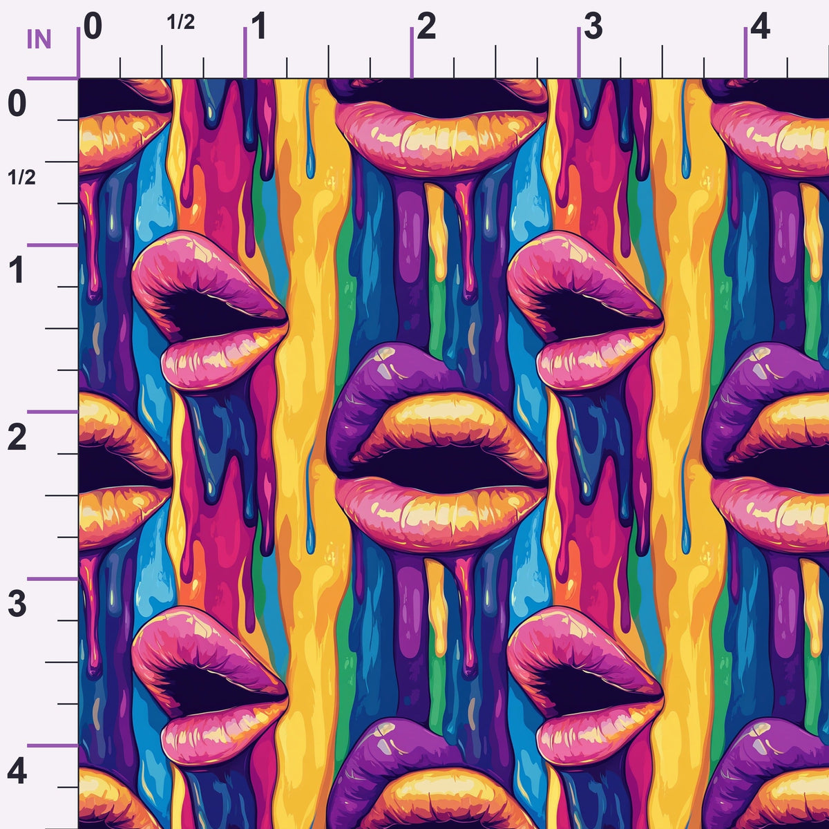 Melting Kisses Pattern 8 Minky Fabric