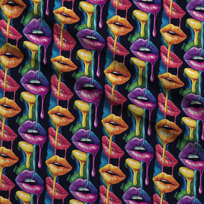 Melting Kisses Pattern 9 Minky Fabric