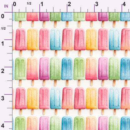 Melty Rainbow Pops Pattern 10 Minky Fabric