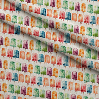 Melty Rainbow Pops Pattern 5 Minky Fabric