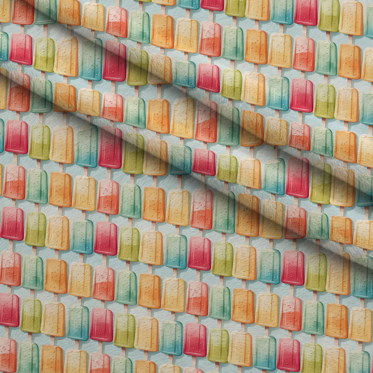 Melty Rainbow Pops Pattern 6 Minky Fabric