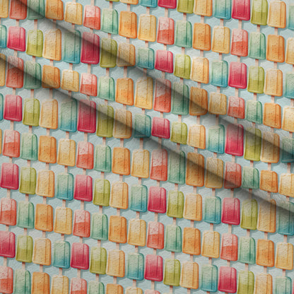 Melty Rainbow Pops Pattern 6 Minky Fabric