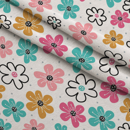 Memphis Confetti Pattern 10 Minky Fabric