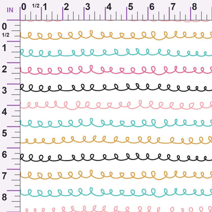 Memphis Confetti Pattern 11 Minky Fabric