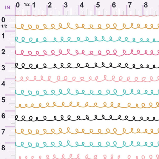 Memphis Confetti Pattern 11 Minky Fabric