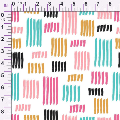 Memphis Confetti Pattern 12 Minky Fabric