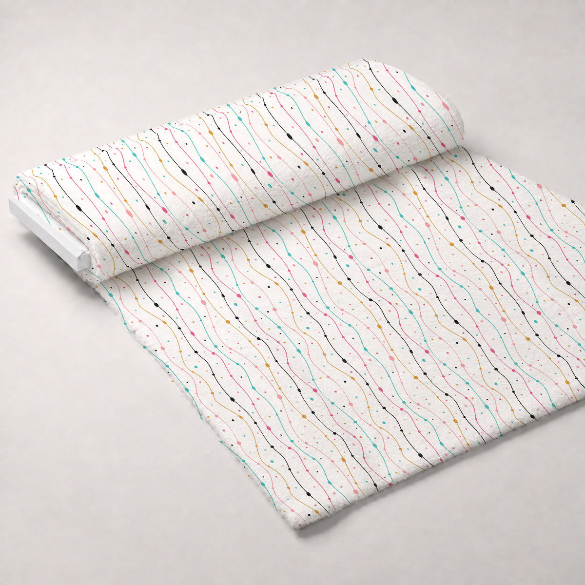 Memphis Confetti Pattern 14 Minky Fabric