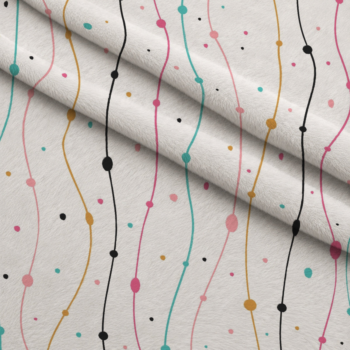 Memphis Confetti Pattern 14 Minky Fabric