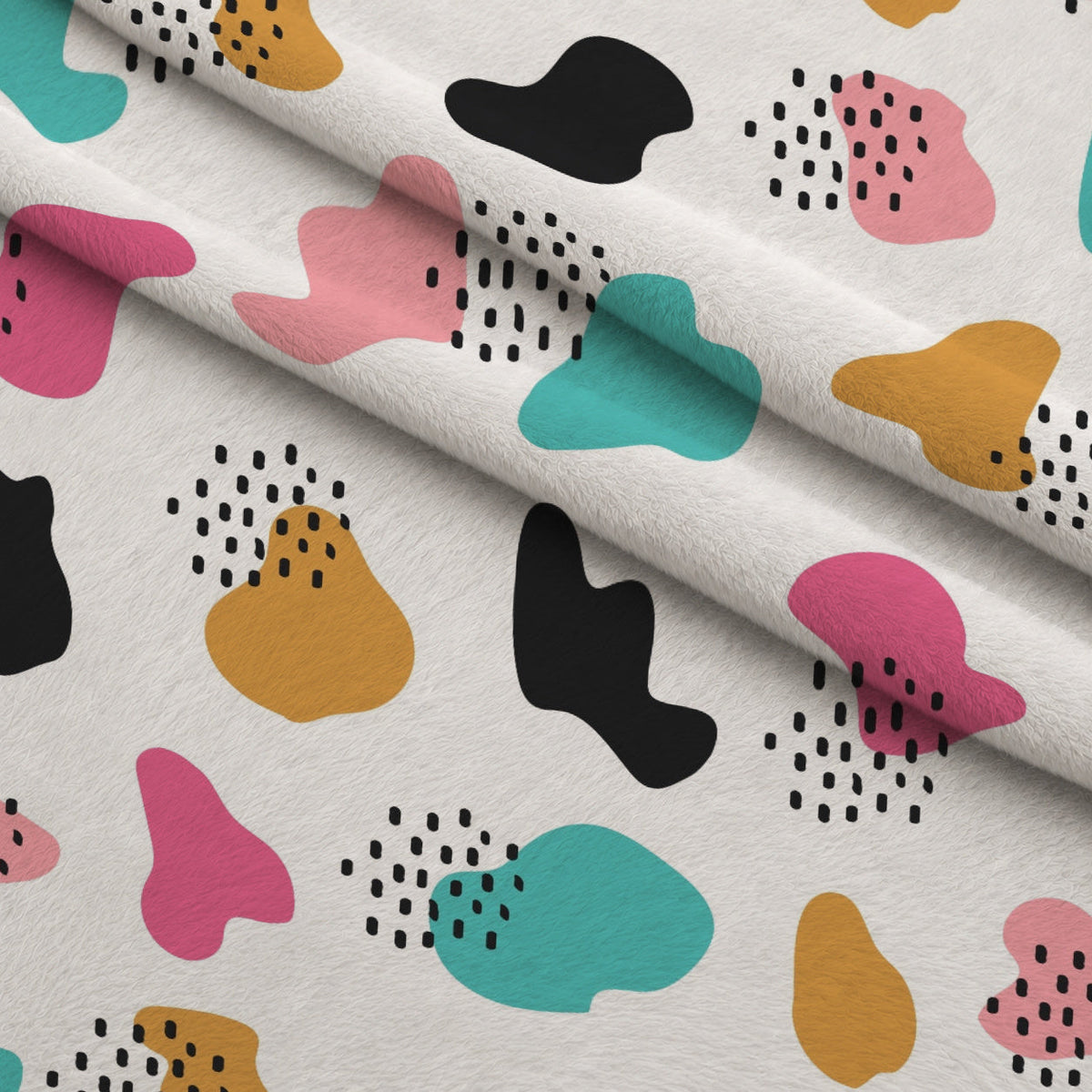 Memphis Confetti Pattern 15 Minky Fabric