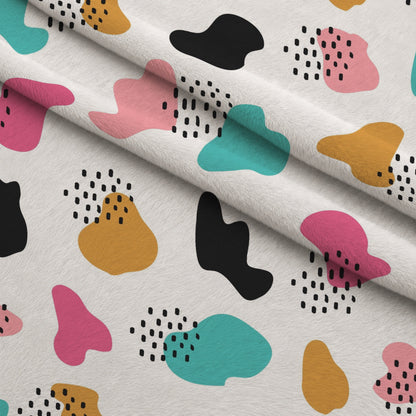 Memphis Confetti Pattern 15 Minky Fabric