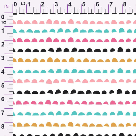 Memphis Confetti Pattern 5 Minky Fabric