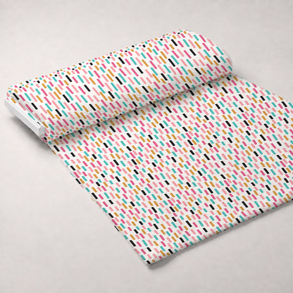 Memphis Confetti Pattern 6 Minky Fabric