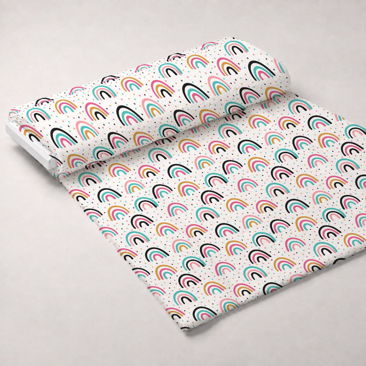 Memphis Confetti Pattern 8 Minky Fabric