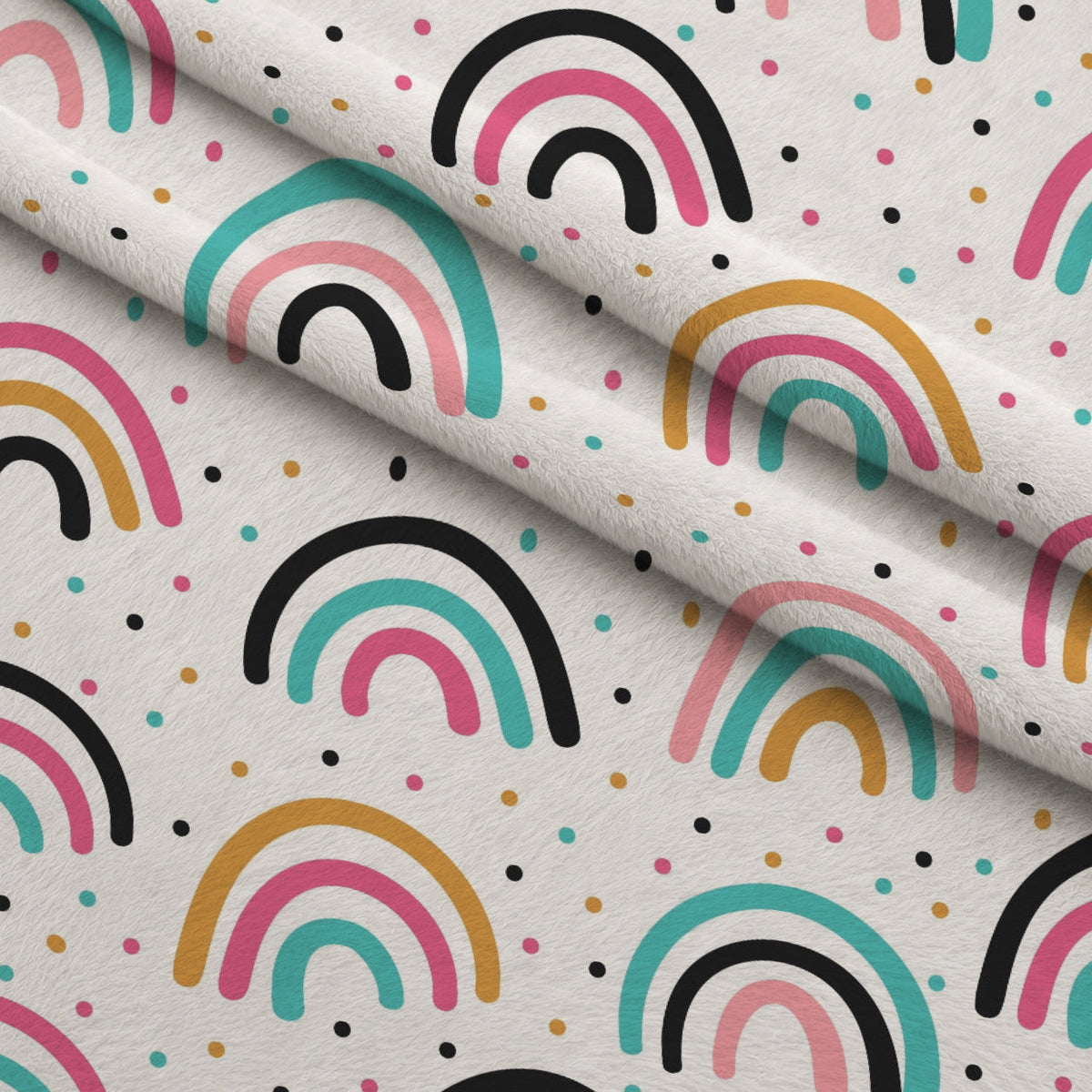 Memphis Confetti Pattern 8 Minky Fabric