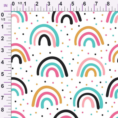 Memphis Confetti Pattern 8 Minky Fabric