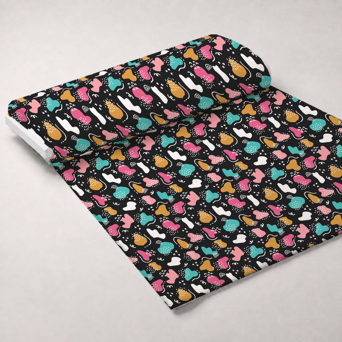 Memphis Confetti Pattern 9 Minky Fabric