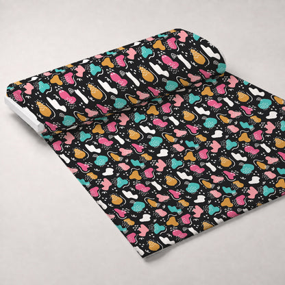 Memphis Confetti Pattern 9 Minky Fabric