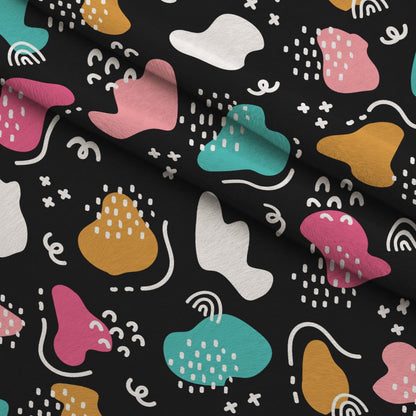 Memphis Confetti Pattern 9 Minky Fabric
