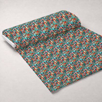 Memphis Pop Pattern 3 Minky Fabric