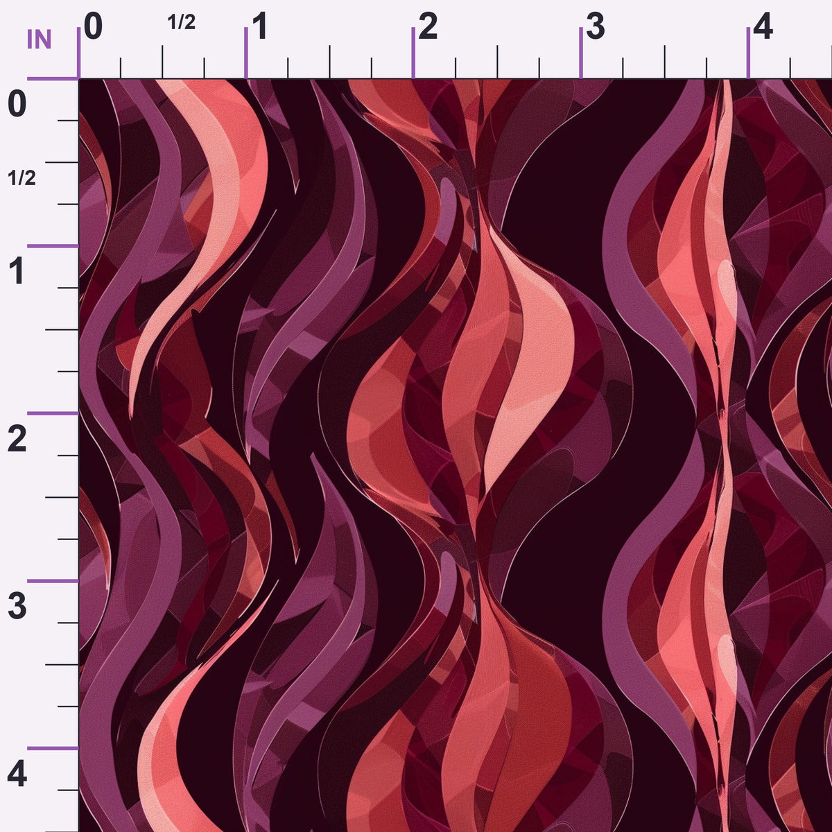 Merlot Mosaic Pattern 13 Minky Fabric