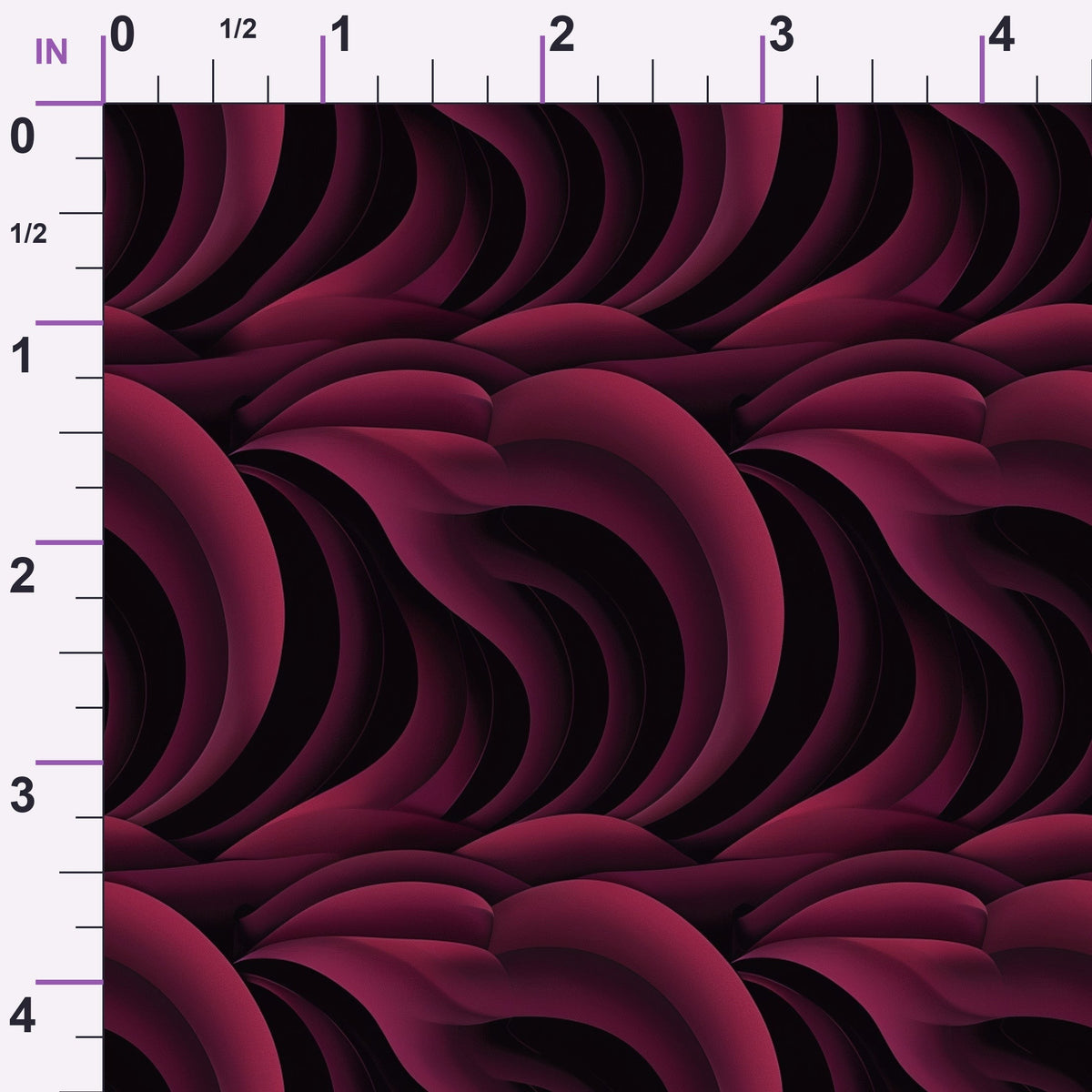 Merlot Mosaic Pattern 7 Minky Fabric