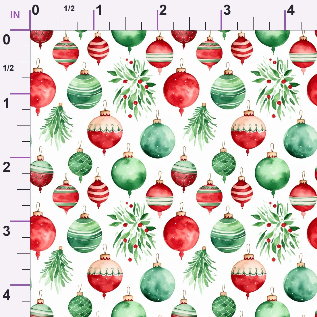 Merry Trimmings Pattern 1 Minky Fabric